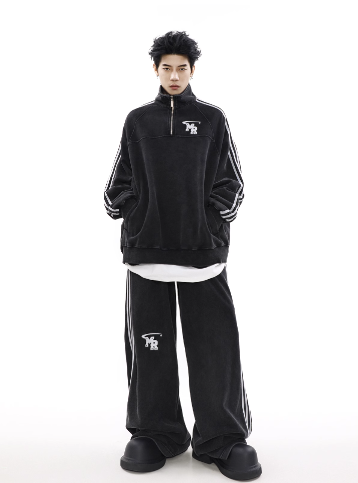 QS118A side line sweat pants