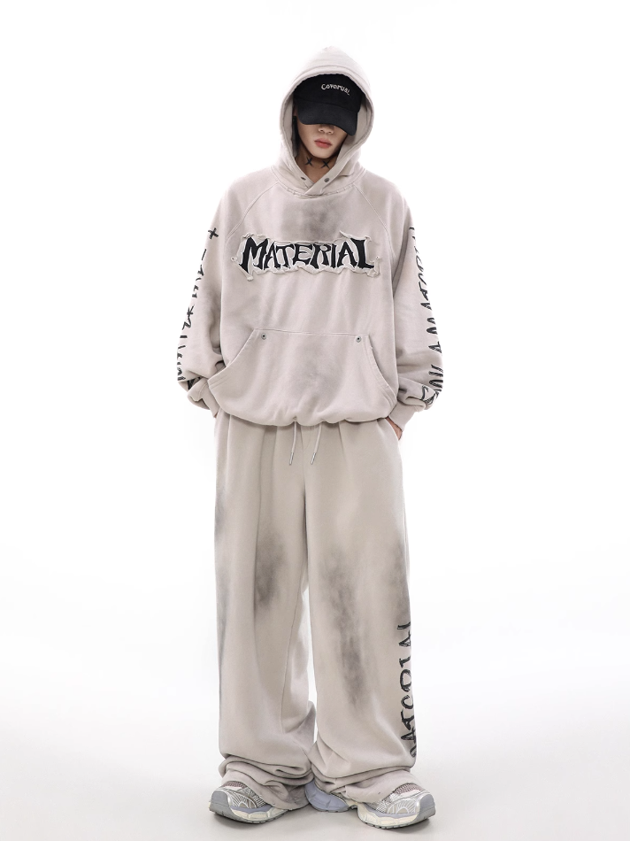 QS154A "MATERIAL" hoodie