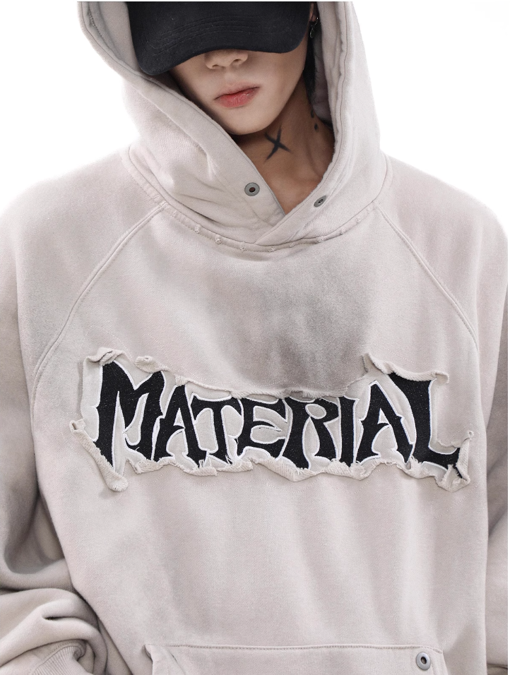 QS154A "MATERIAL" hoodie