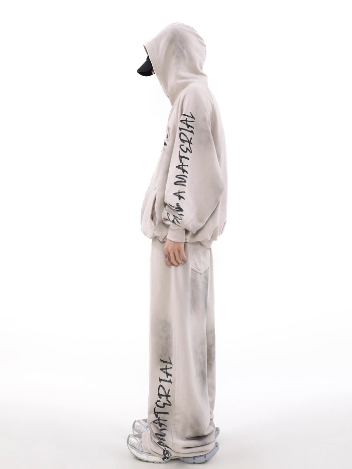 QS154A "MATERIAL" hoodie