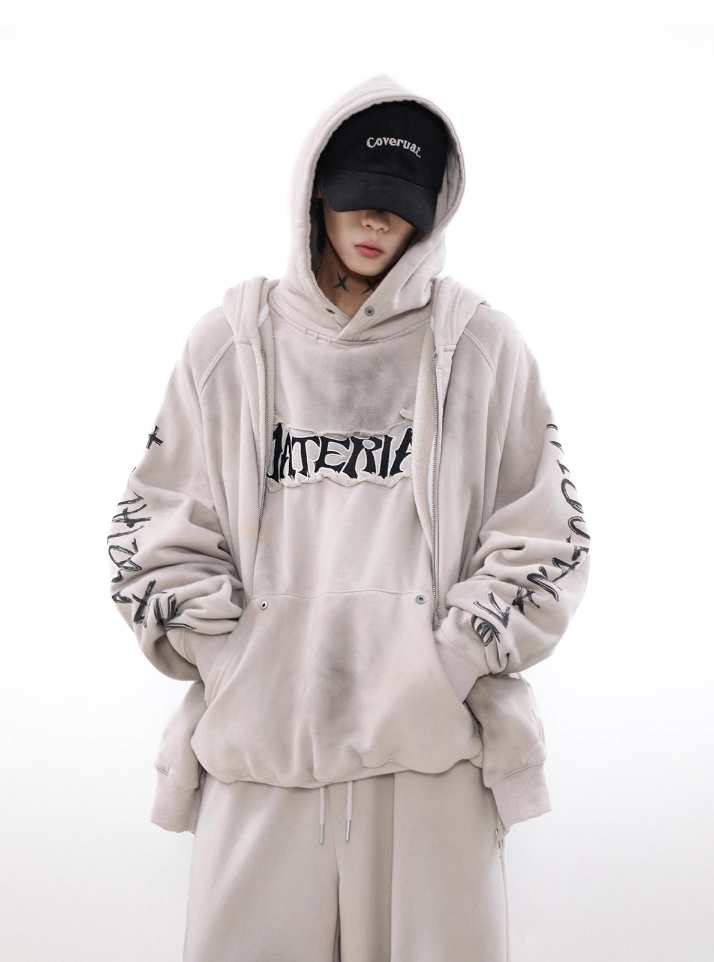 QS155A zip hoodie