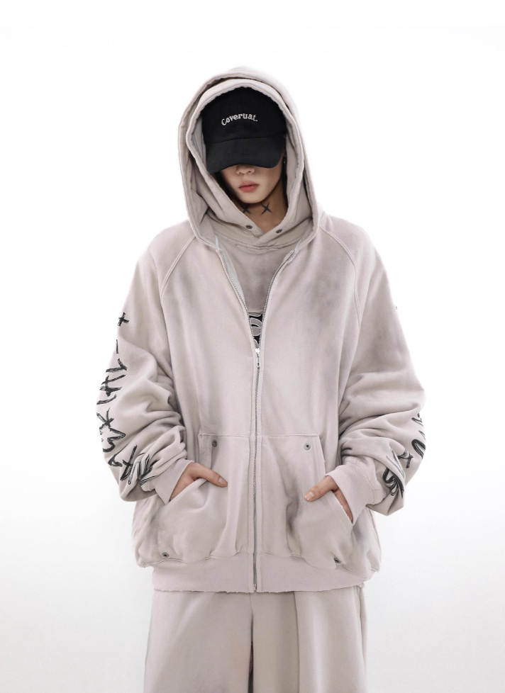 QS155A zip hoodie