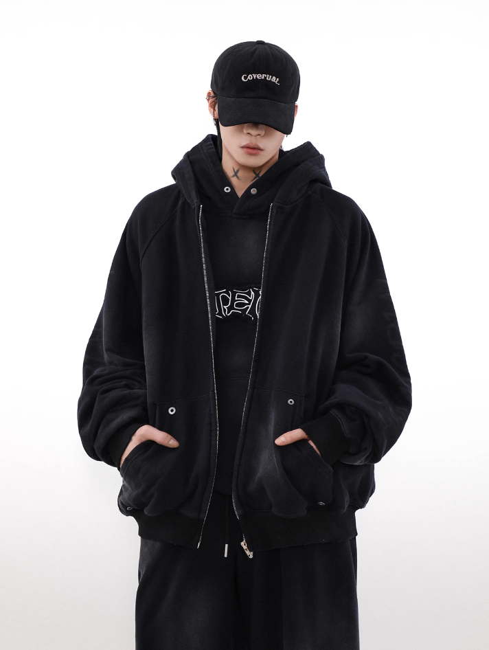 QS155A zip hoodie
