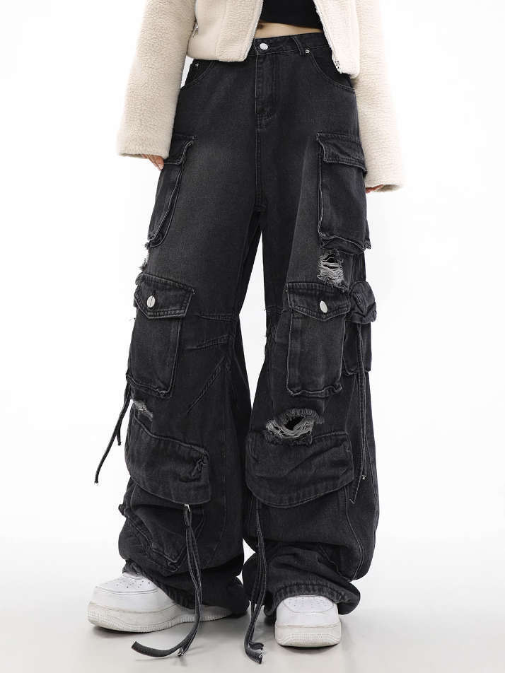 QS193A multi pocket pants