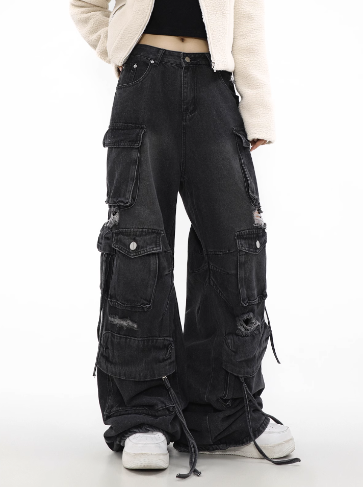 QS193A multi pocket pants