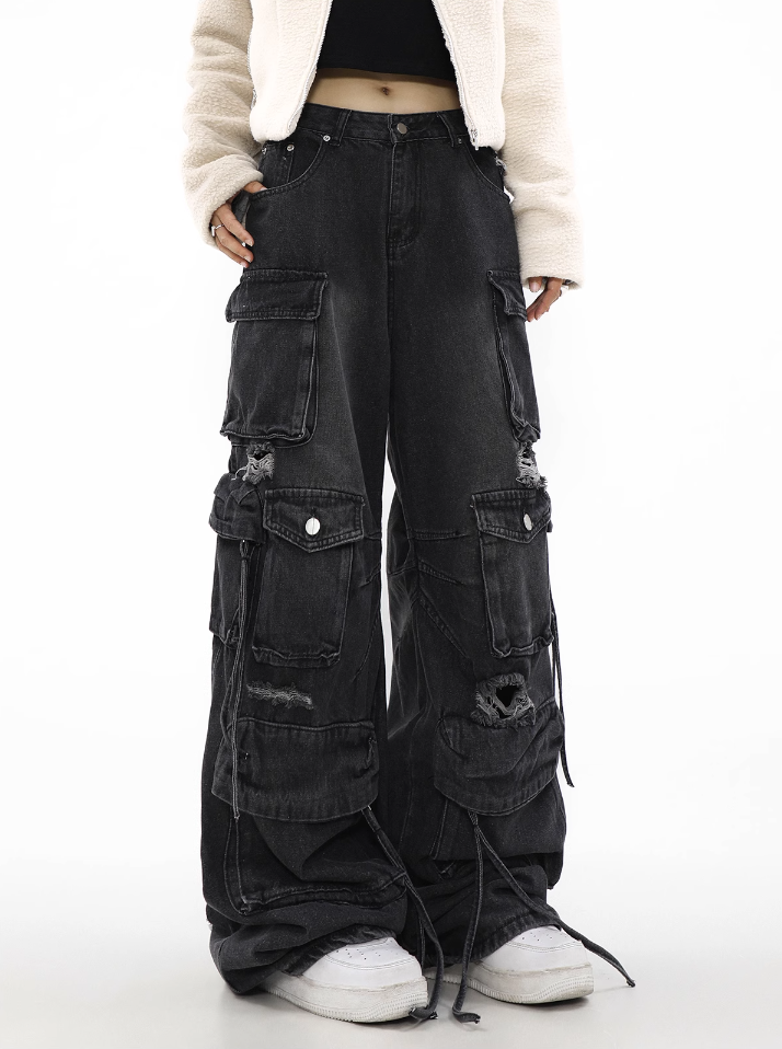 QS193A multi pocket pants