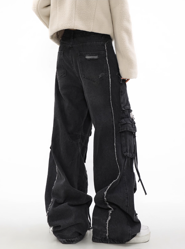 QS193A multi pocket pants