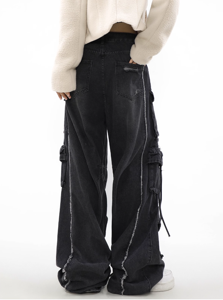QS193A multi pocket pants