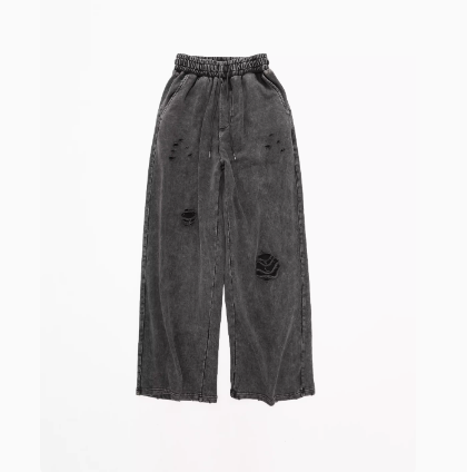 QS414A damage sweat pants