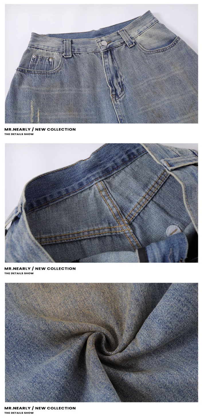 QS527A dirty denim