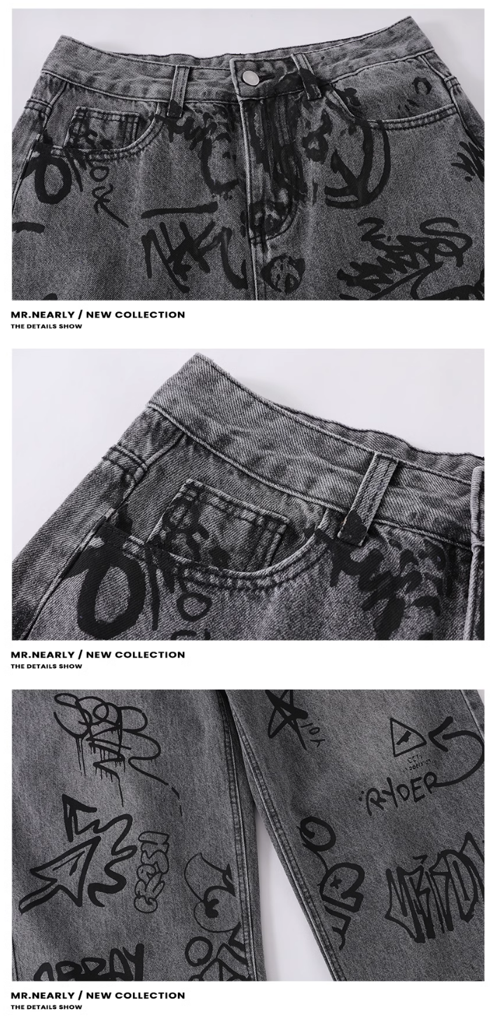 QS619A paint denim