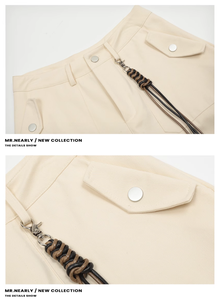 QS685A multi pocket short pants