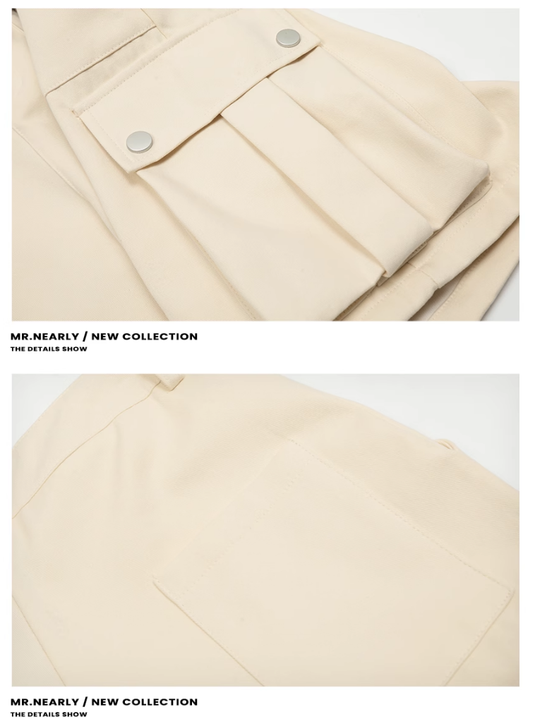 QS685A multi pocket short pants