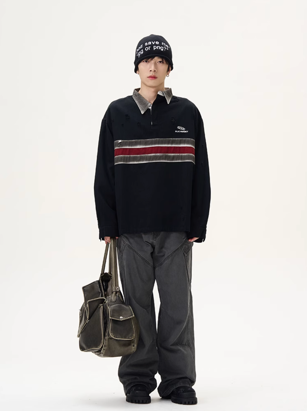 QS826A damage polo tops