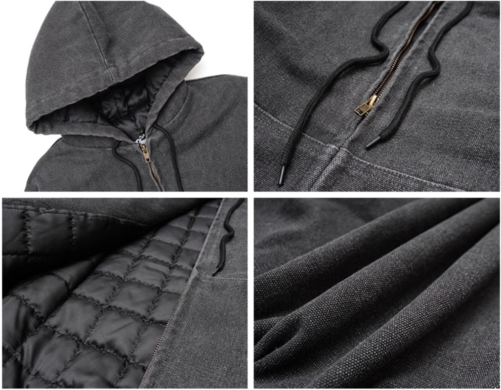 QS259B zip hoodie