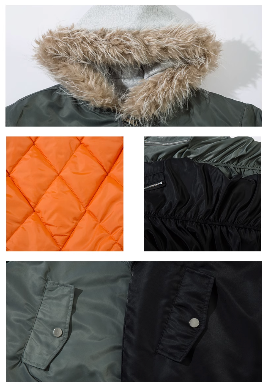 QS263B hoodie bomber jacket