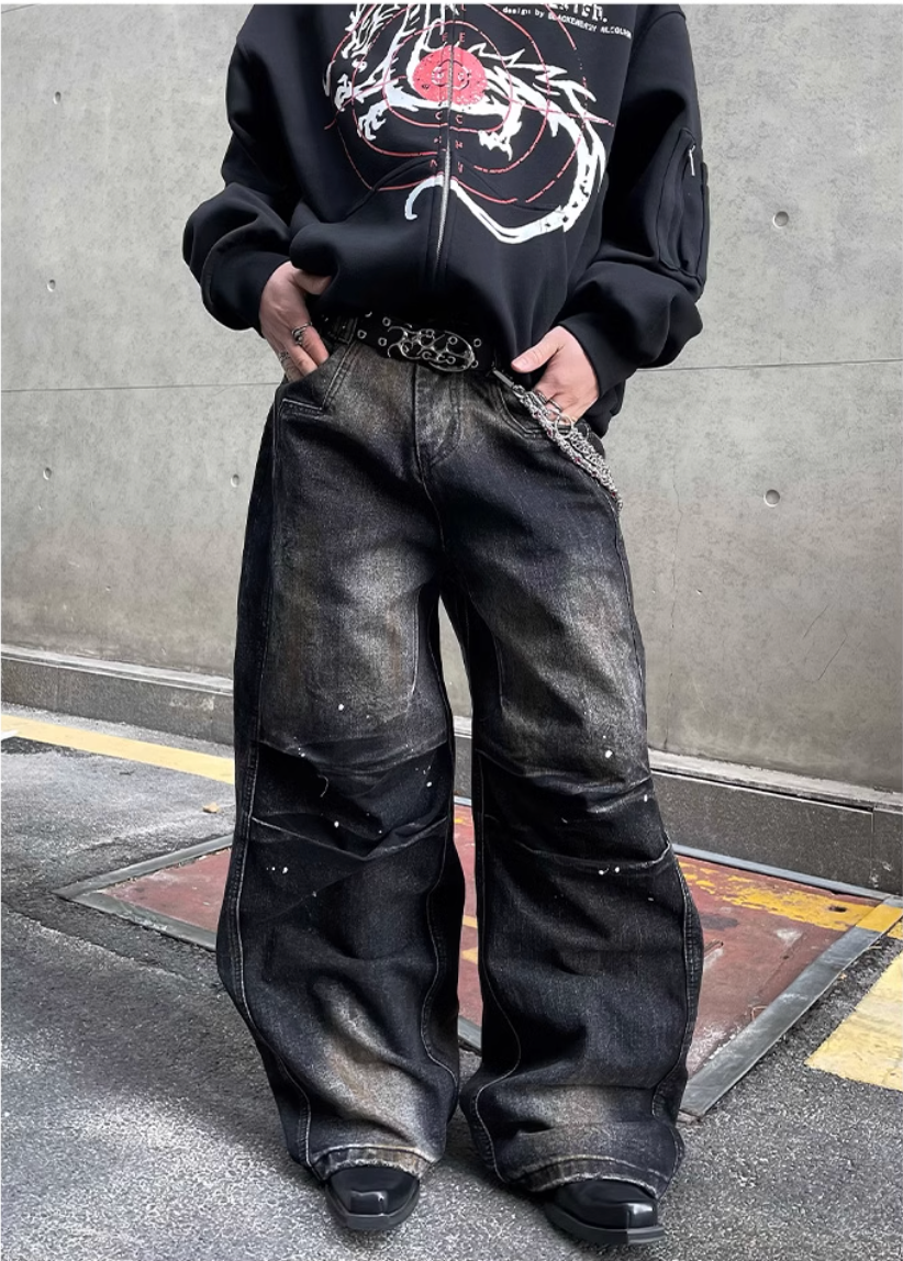 QS295B dirty denim