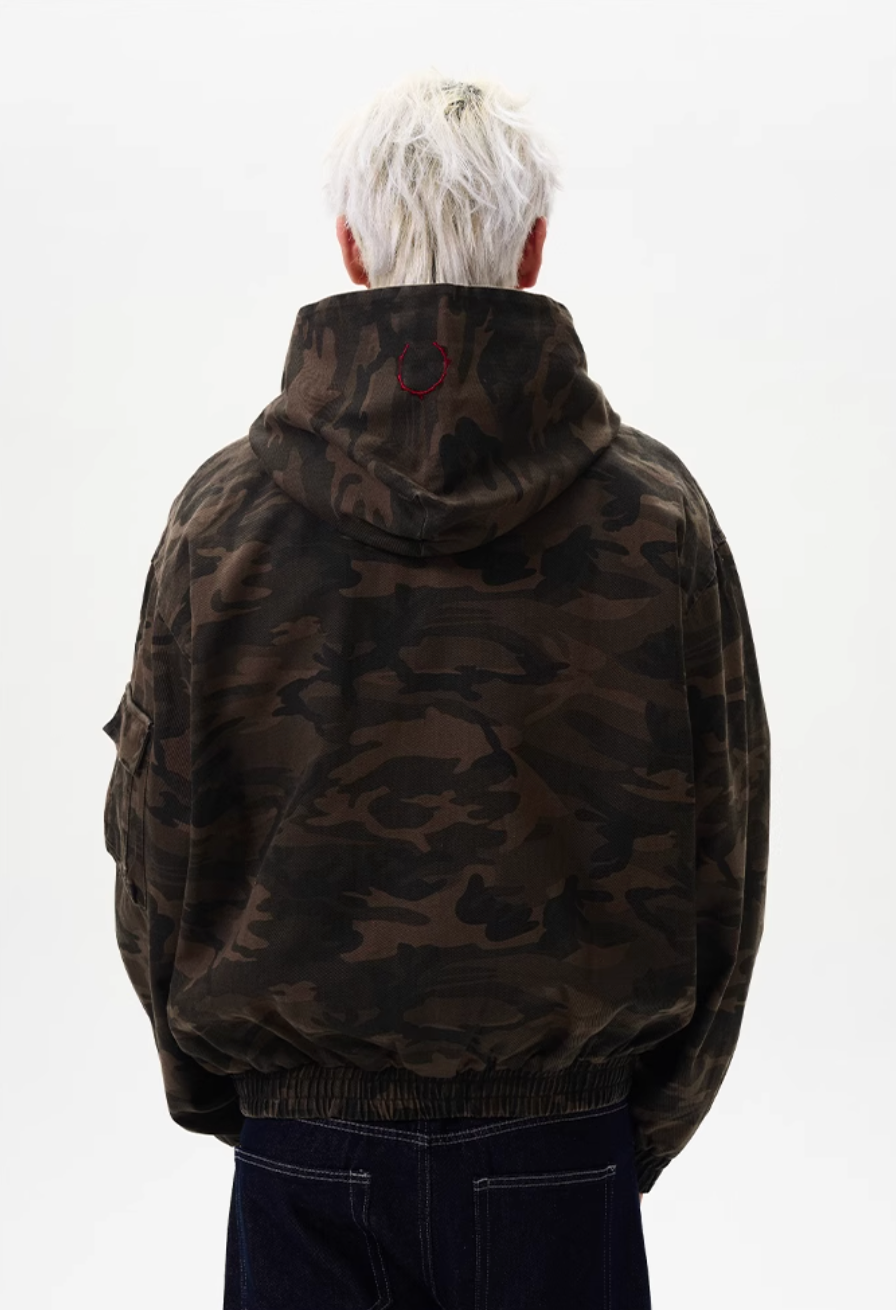 QS334B camouflage hoodie