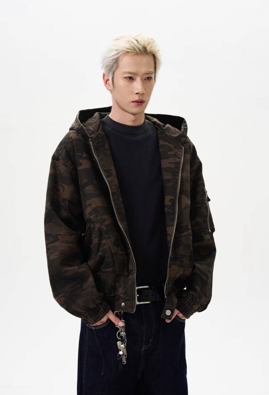 QS334B camouflage hoodie