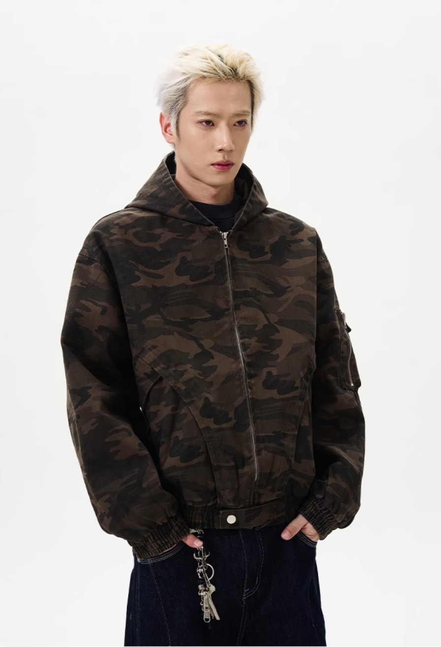 QS334B camouflage hoodie