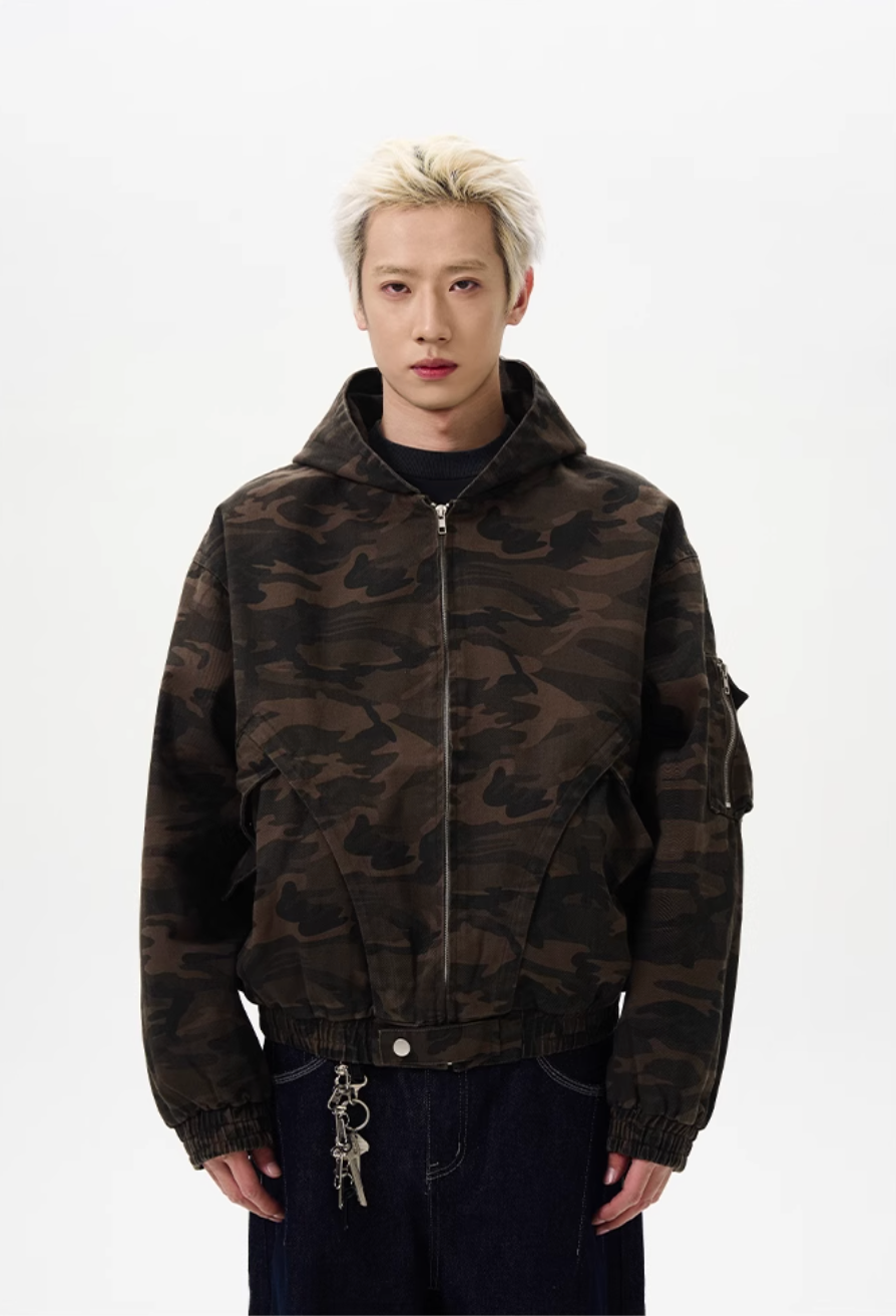 QS334B camouflage hoodie