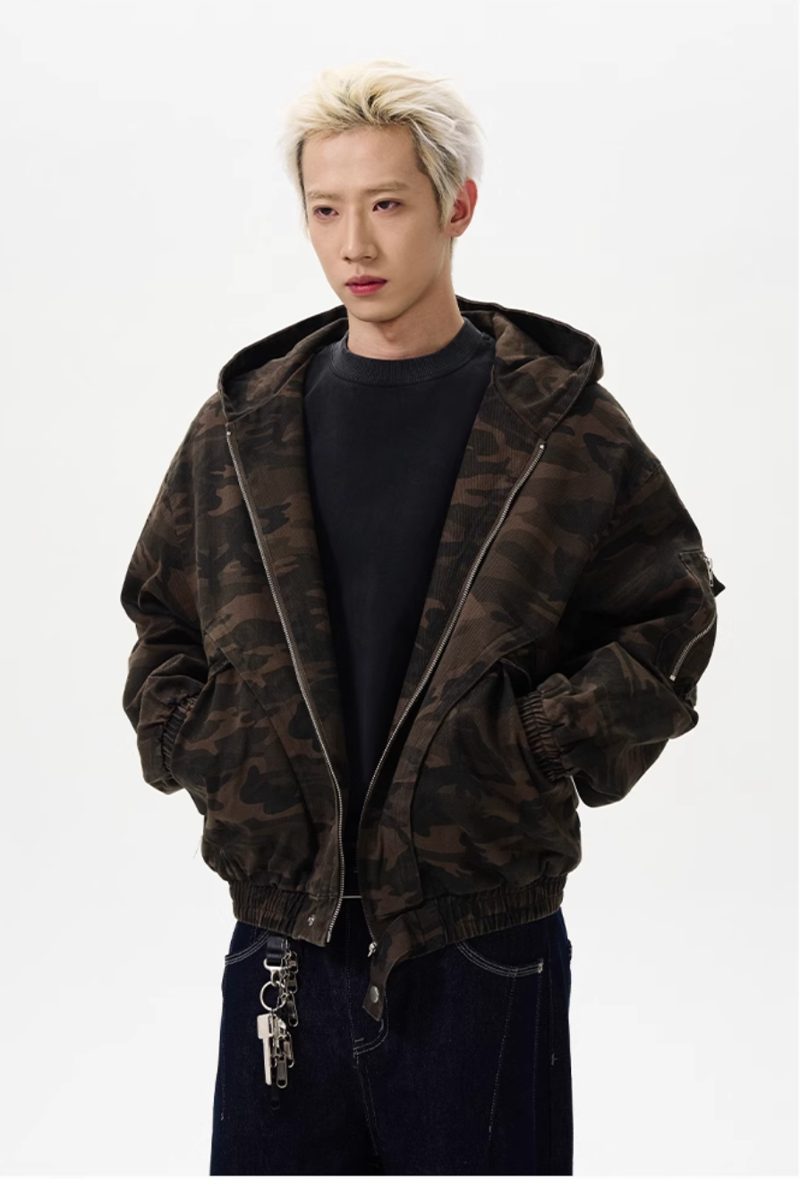 QS334B camouflage hoodie