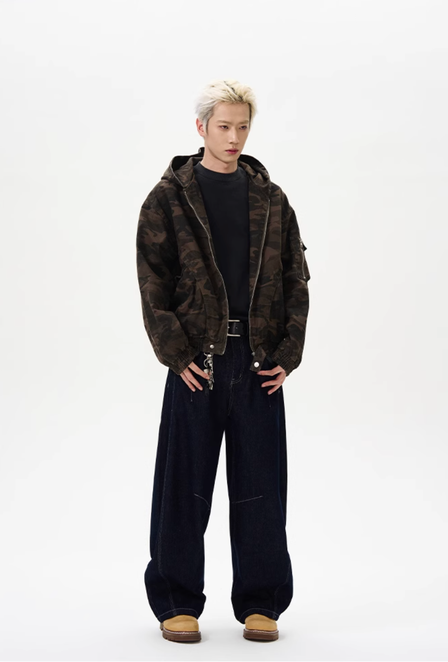 QS334B camouflage hoodie