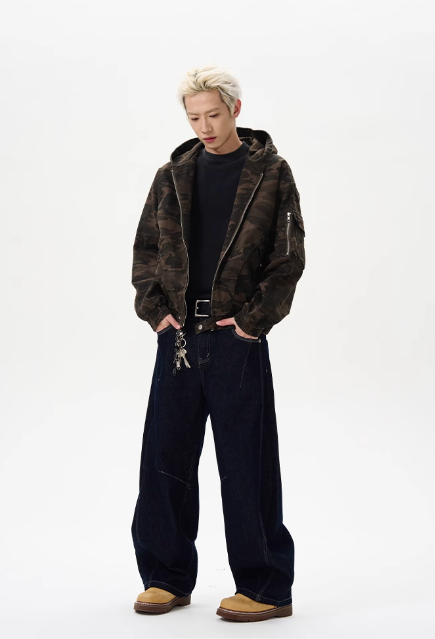 QS334B camouflage hoodie