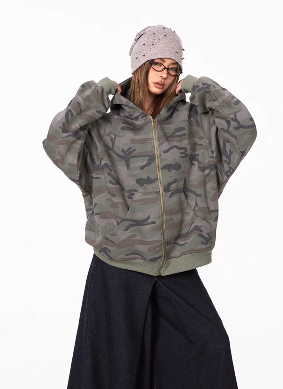 QS361B camouflage hoodie