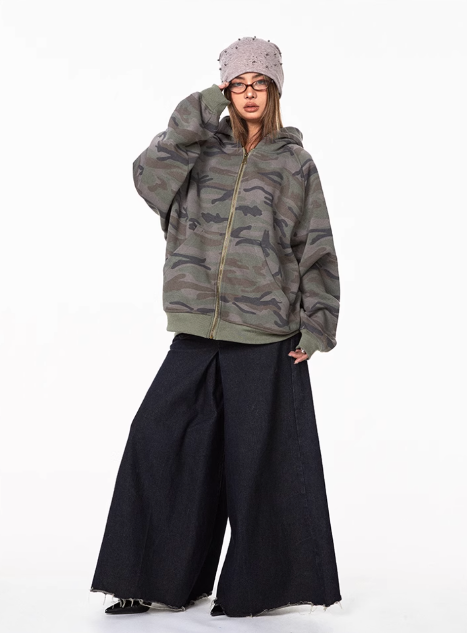 QS361B camouflage hoodie