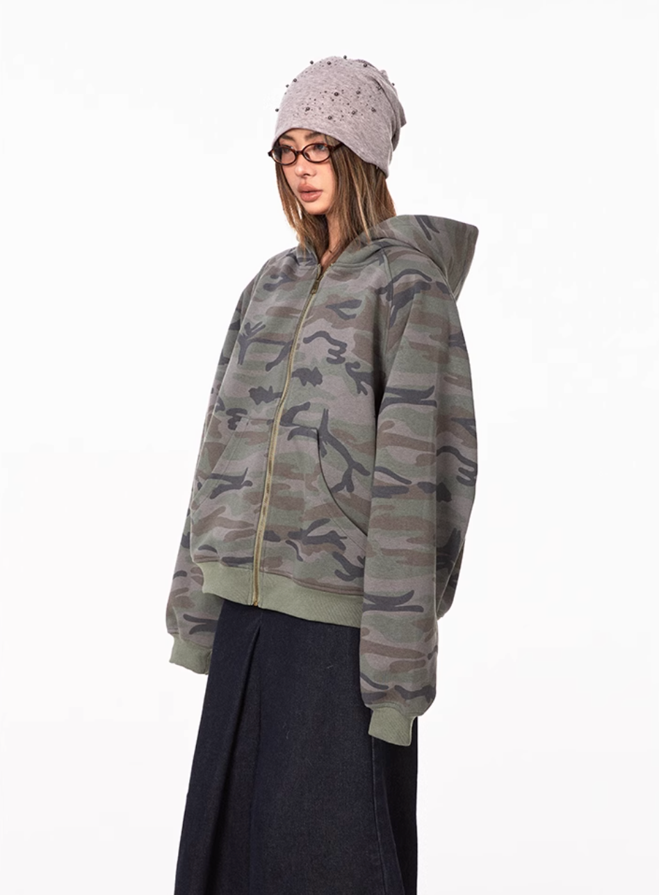 QS361B camouflage hoodie