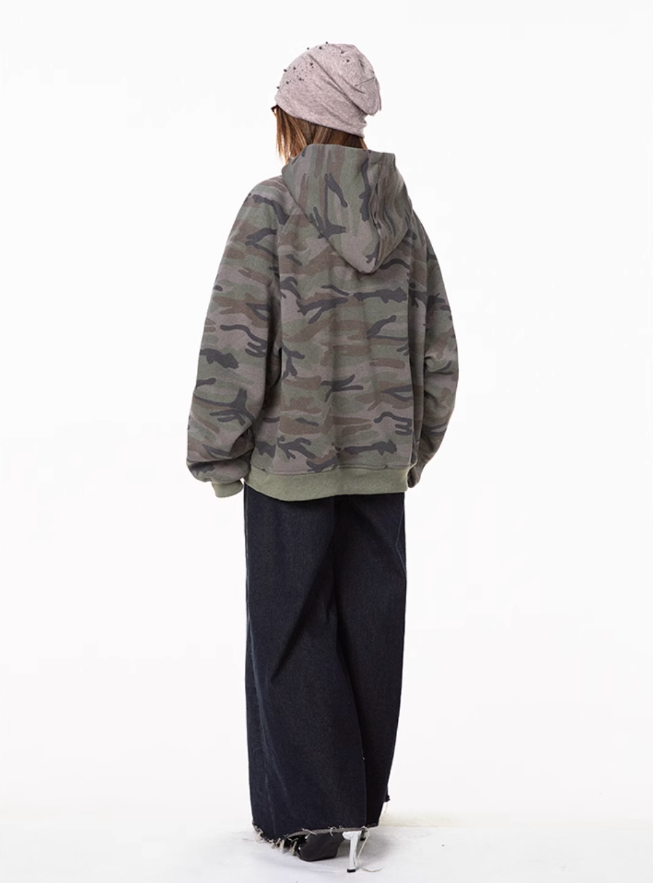 QS361B camouflage hoodie