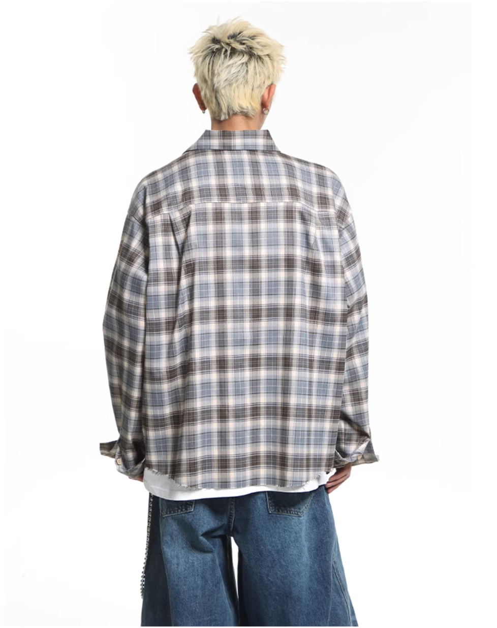QS364B check shirts