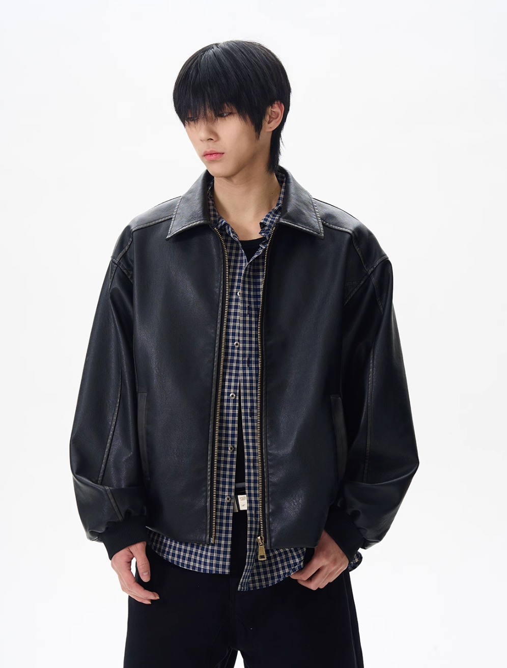 QS365B leather jacket