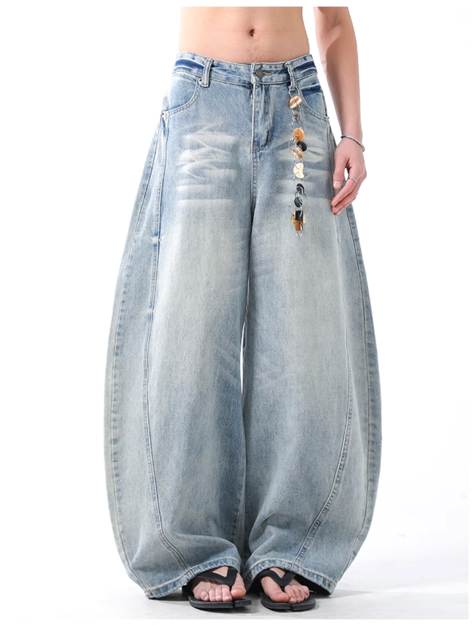QS380B wash denim