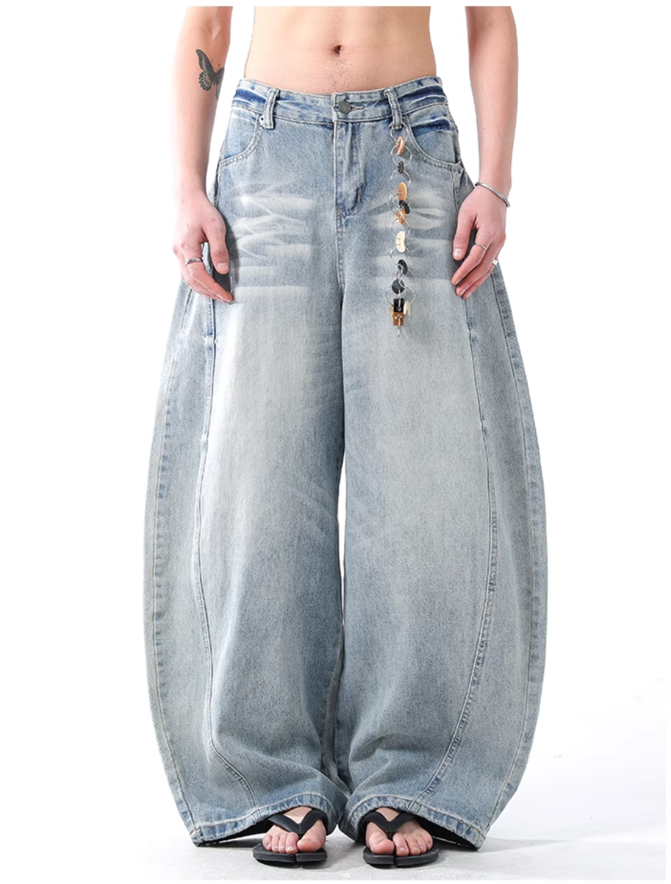 QS380B wash denim