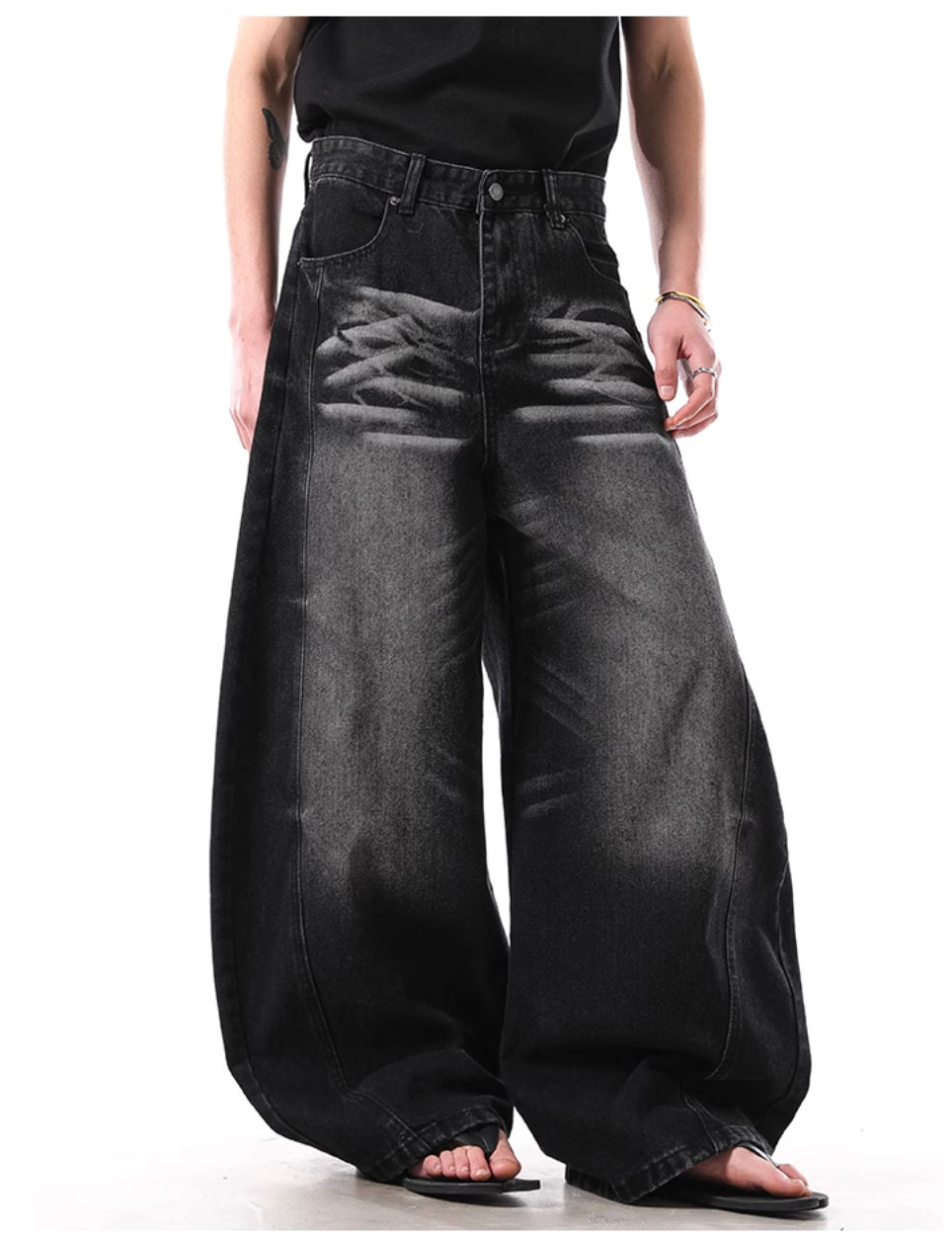 QS380B wash denim