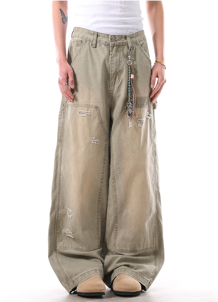 QS388B wash denim
