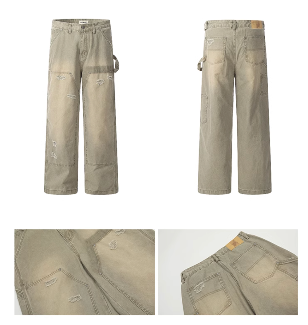 QS388B wash denim