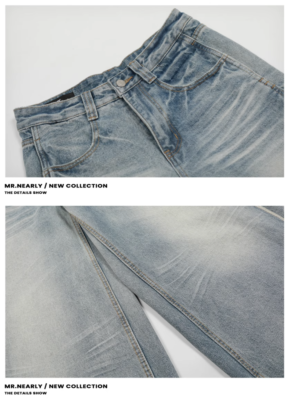 QS405B wash denim