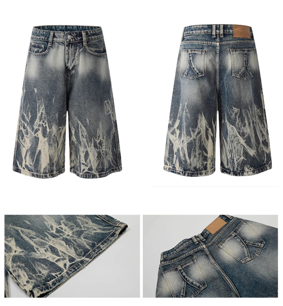 QS421B denim shorts