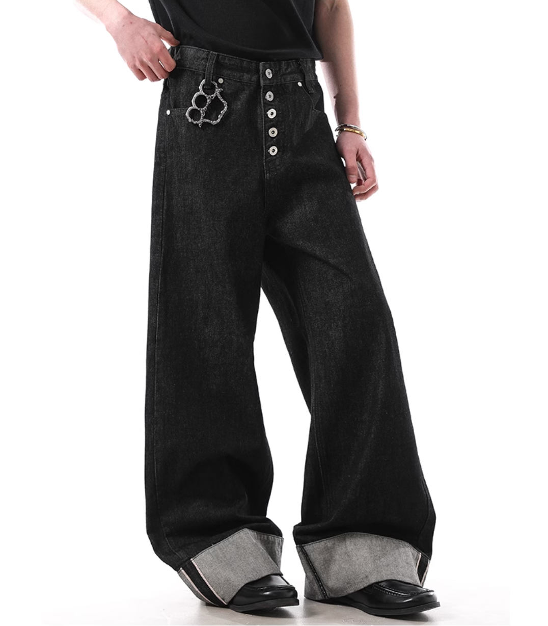 QS459B rigid denim
