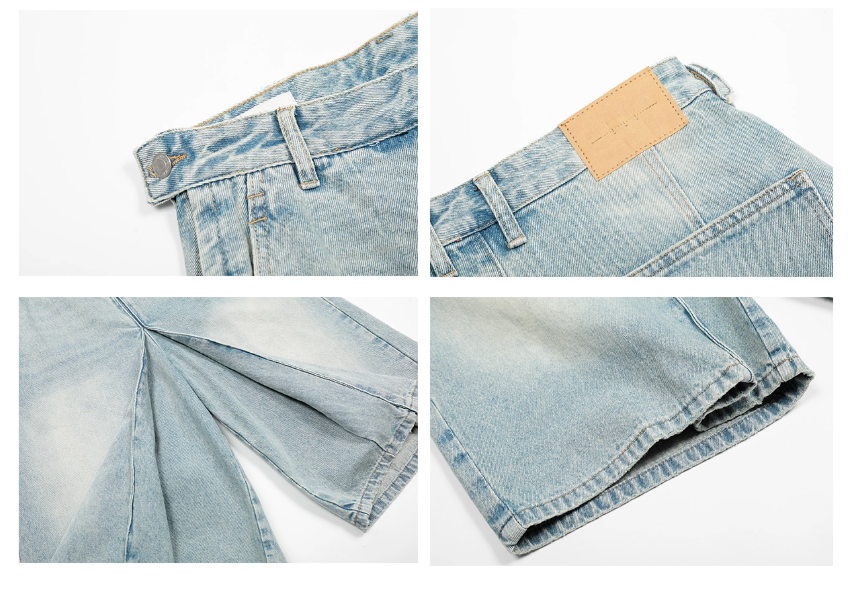 QS575B denim shorts