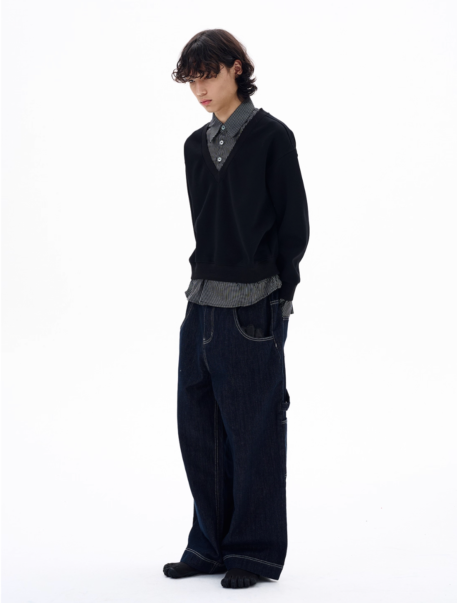 QS639B wide denim