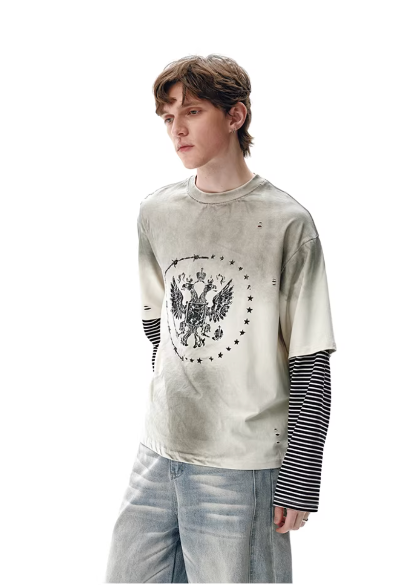 QS757B layered L/S tee
