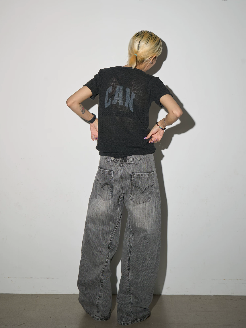 QS859B wash denim
