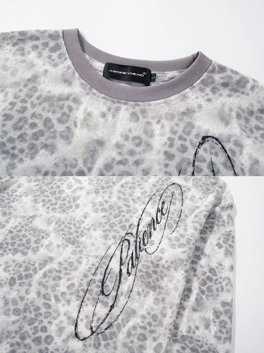 QS893B leopard L/S tee