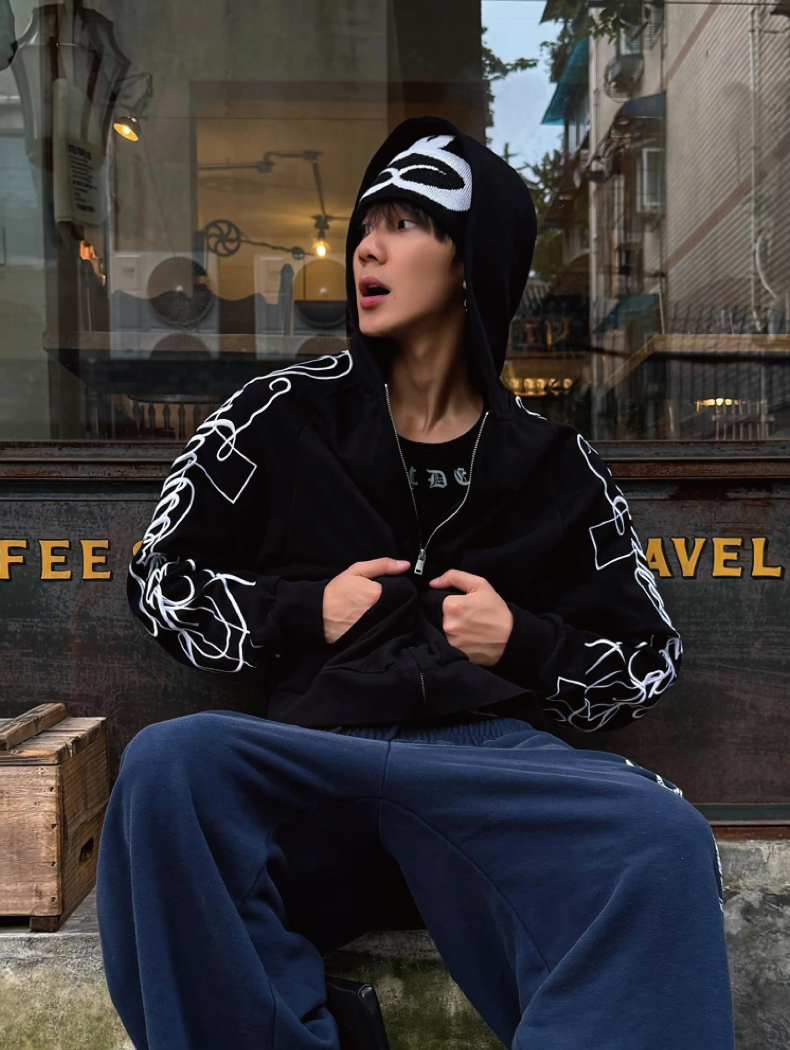 QS924B zip hoodie