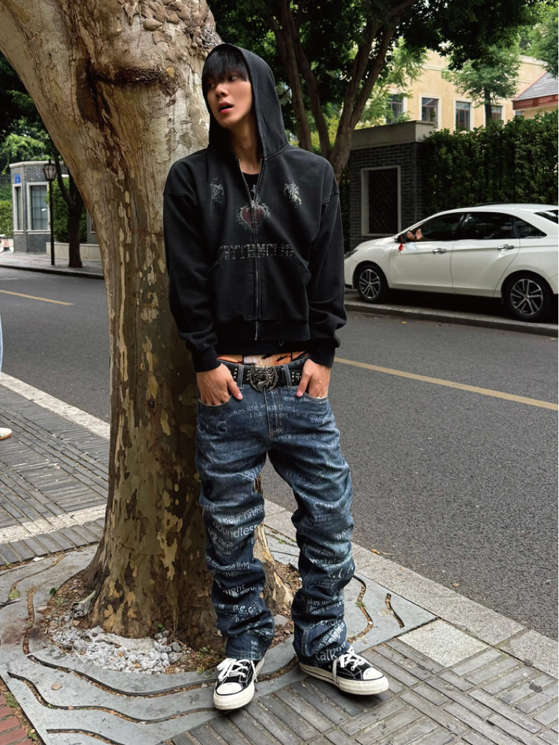 QS925B zip hoodie