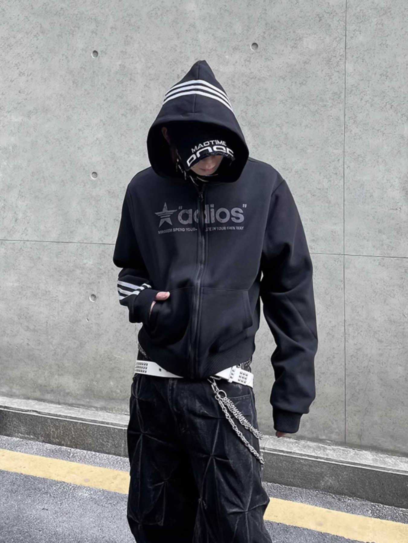 QS299B zip hoodie